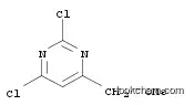 Molecular Structure of 1037543-27-3 (2,4-Dichloro-6-methoxymethyl-pyrimidine)